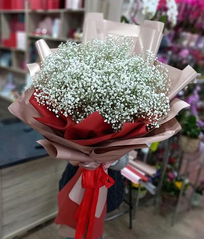 Букет цветов из: Гипсофила в Веледниково